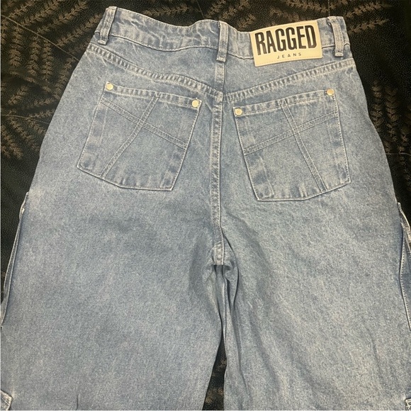 Free People Ragged Priest Wide Leg Combat Jean - Picture 8 of 12